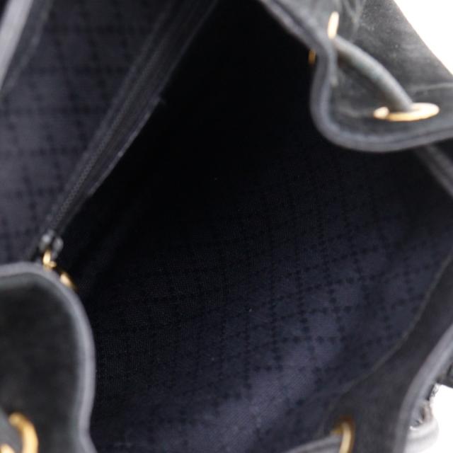 GUCCI グッチ バンブー オールドグッチ スウェード 黒 リュック・デイパック レディース_5