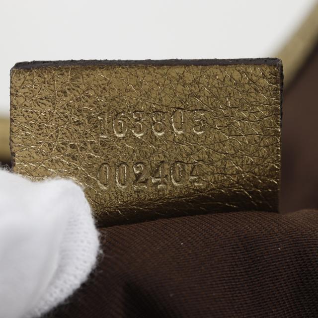 GUCCI グッチ プリンシー リボン 163805 GGキャンバス ゴールド トートバッグ レディース_18