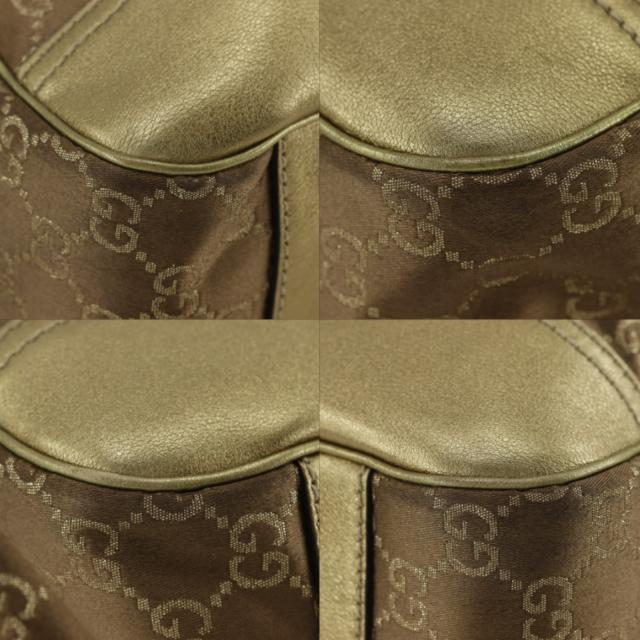 GUCCI グッチ プリンシー リボン 163805 GGキャンバス ゴールド トートバッグ レディース_3