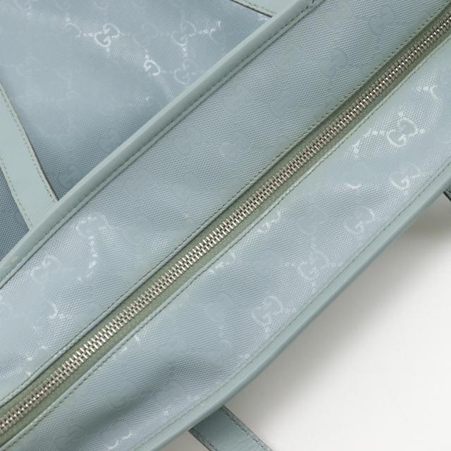 GUCCI グッチ GGインプリメ 211137 PVC 水色 トートバッグ ユニセックス 【中古】_15