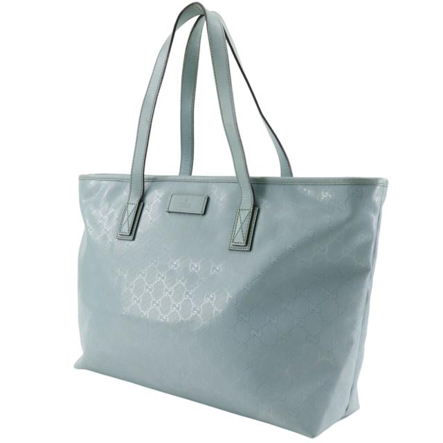 GUCCI グッチ GGインプリメ 211137 PVC 水色 トートバッグ ユニセックス 【中古】_1