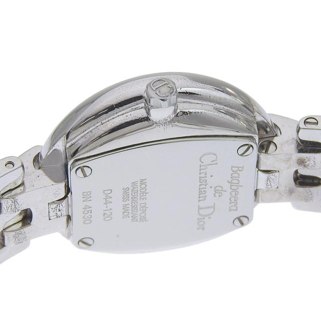 Dior クリスチャンディオール バキラ D44-120 SS シルバー クオーツ アナログ表示 黒文字盤_5