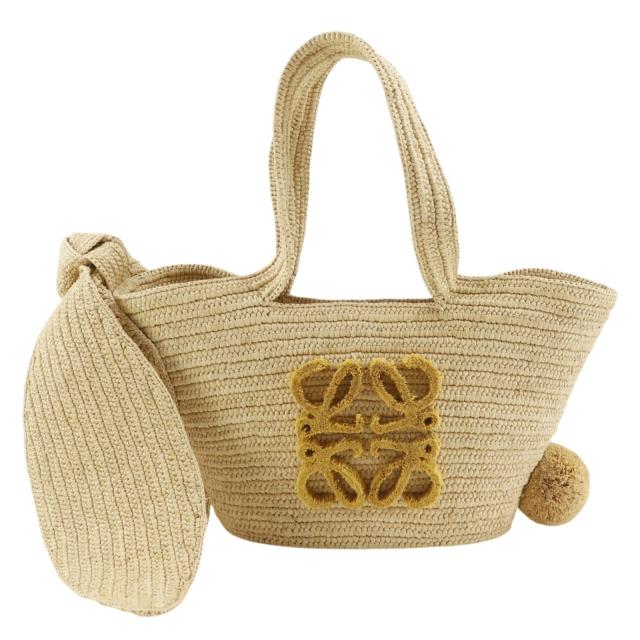 LOEWE ロエベ バニーバスケット カゴバッグ A223S17X01 ラフィア ナチュラルベージュ 81,950円
