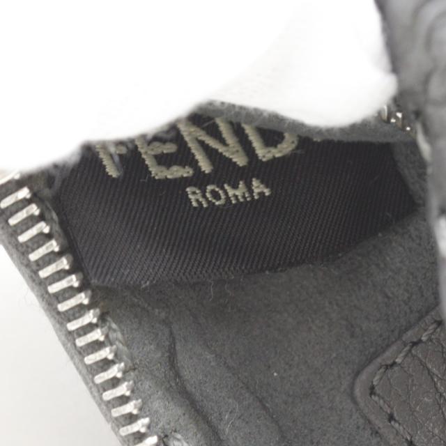 FENDI フェンディ セレリア レザー グレー コインケース ユニセックス 【中古】_15