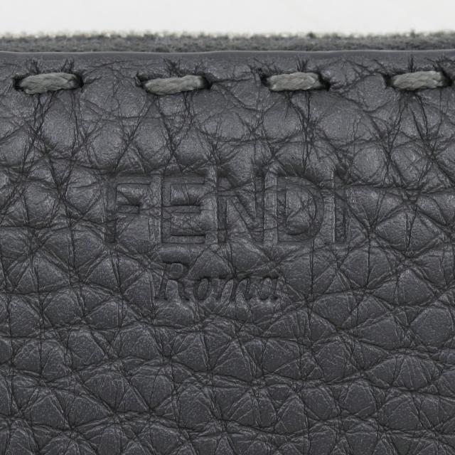 FENDI フェンディ セレリア レザー グレー コインケース ユニセックス 【中古】_16