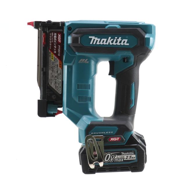 makita マキタ 充電式ピンタッカ 本体+ケース+純正バッテーリー(BL4025)1個付_1