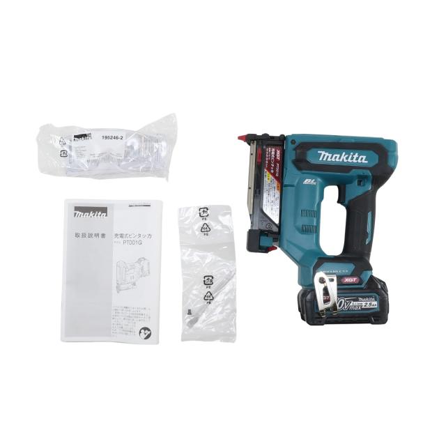 makita マキタ 充電式ピンタッカ 本体+ケース+純正バッテーリー(BL4025)1個付_5