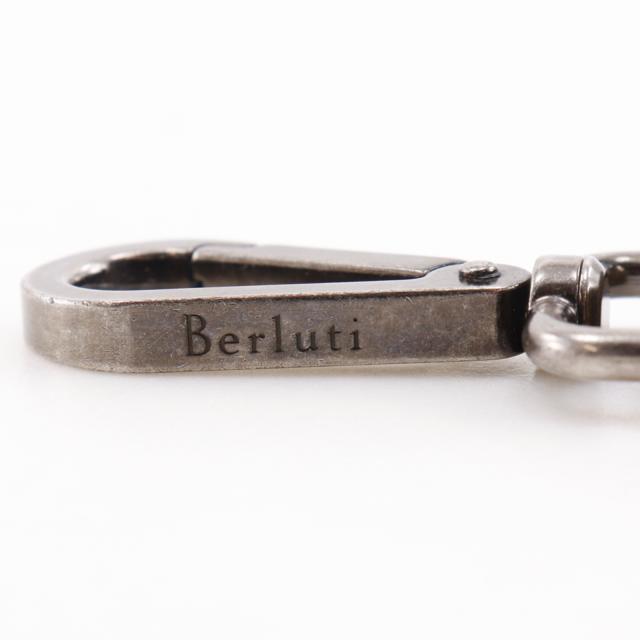 Berluti ベルルッティ カリグラフィ レザー 茶 キーホルダー ユニセックス 【中古】_11