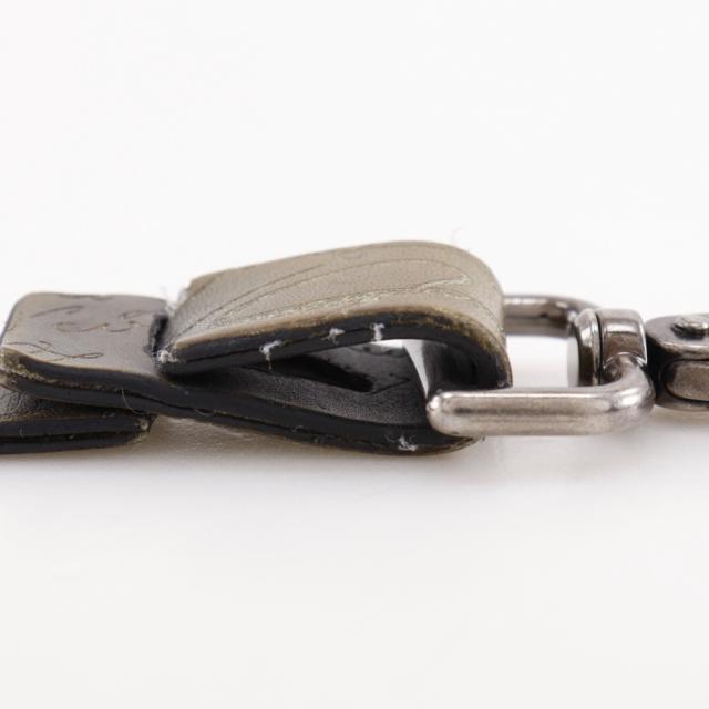 Berluti ベルルッティ カリグラフィ レザー 茶 キーホルダー ユニセックス 【中古】_6