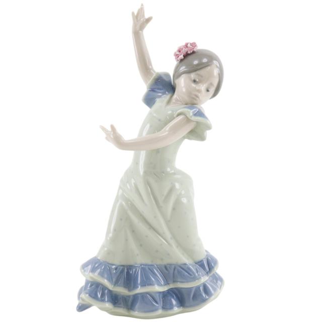 Lladro リヤドロ リトルダンサー ポーセリン 置物 オブジェ _ 【中古】