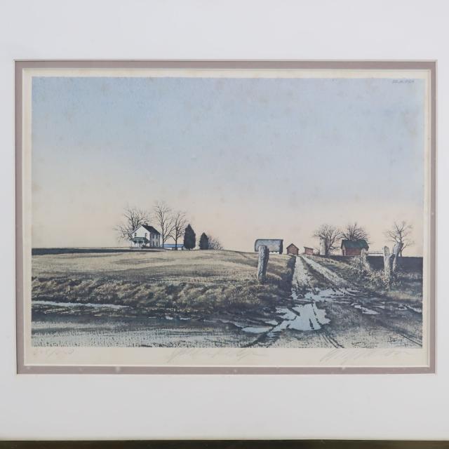 Billy Morrow Jackson 作 【 Yankee Ridge 】 625/650 絵画 _ 【中古】_1