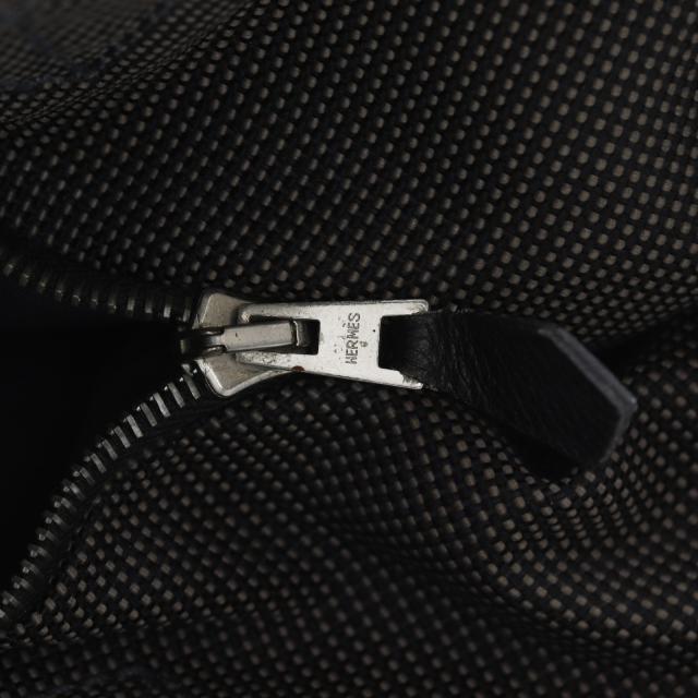 HERMES エルメス エールライン カバス トートバッグ キャンバス グレー ハンドバッグ_11