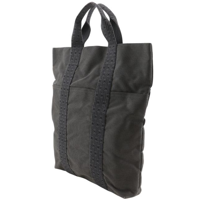 HERMES エルメス エールライン カバス トートバッグ キャンバス グレー ハンドバッグ_1
