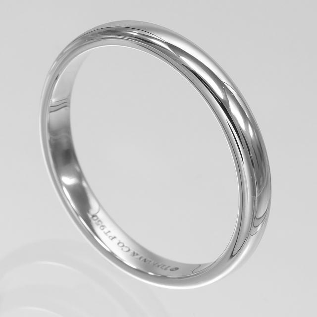 TIFFANY&Co. ティファニー フォーエバー クラシックバンド Pt950プラチナ 18号 リング・指輪_2