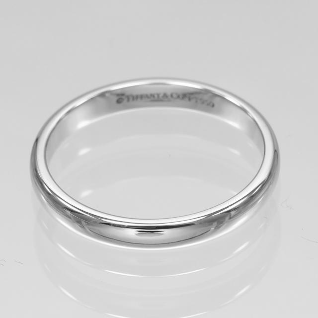 TIFFANY&Co. ティファニー フォーエバー クラシックバンド Pt950プラチナ 18号 リング・指輪_4