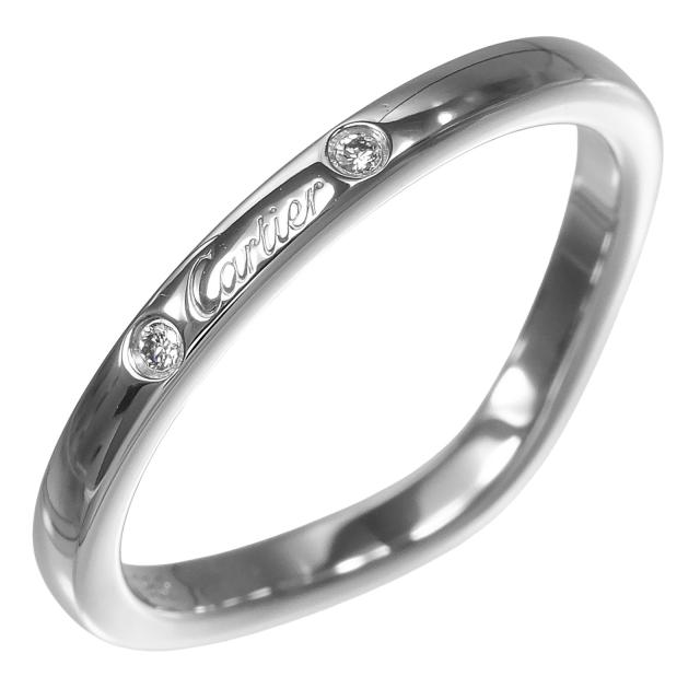 CARTIER カルティエ バレリーナ Pt950プラチナ 8.5号 リング・指輪 3.15g レディース