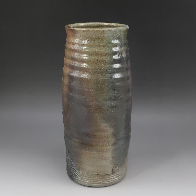 井村?生 造 伊賀花入 陶磁器 骨董品 _ 【中古】_2