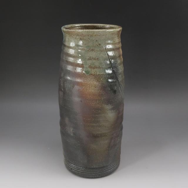 井村?生 造 伊賀花入 陶磁器 骨董品 _ 【中古】_4