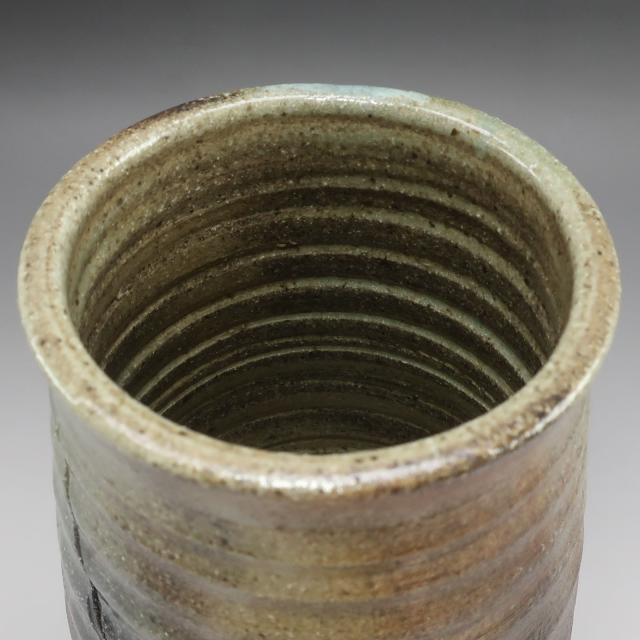 井村?生 造 伊賀花入 陶磁器 骨董品 _ 【中古】_5