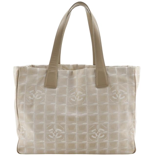 CHANEL シャネル ニュートラベルライン トートMM A15991 ナイロンキャンバス ベージュ