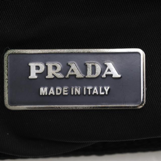 PRADA プラダ ロゴ ナイロン 黒 ハンドバッグ レディース 【中古】_14