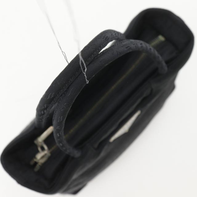 PRADA プラダ ロゴ ナイロン 黒 ハンドバッグ レディース 【中古】_4