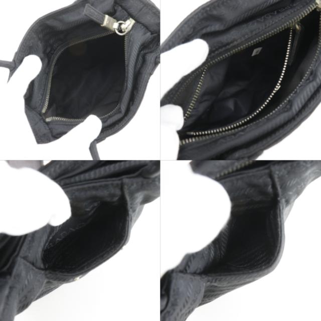 PRADA プラダ ロゴ ナイロン 黒 ハンドバッグ レディース 【中古】_5