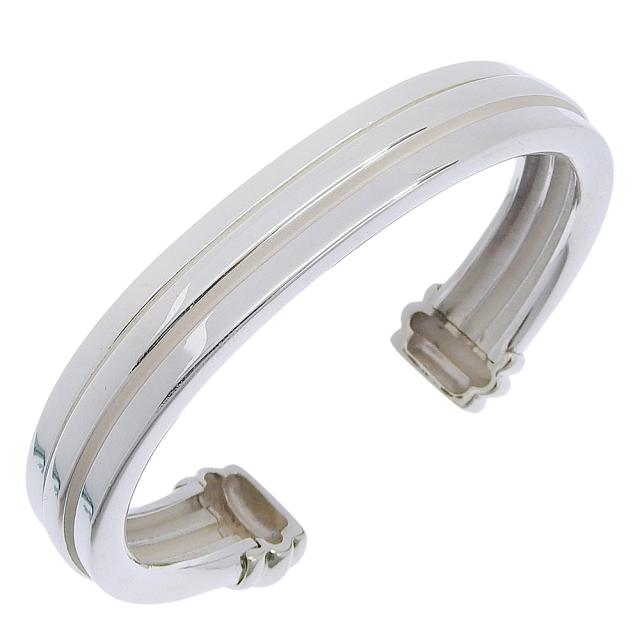 TIFFANY&amp;Co. ティファニー グルーブド シルバー925 バングル 46.6g ユニセックス 【中古】