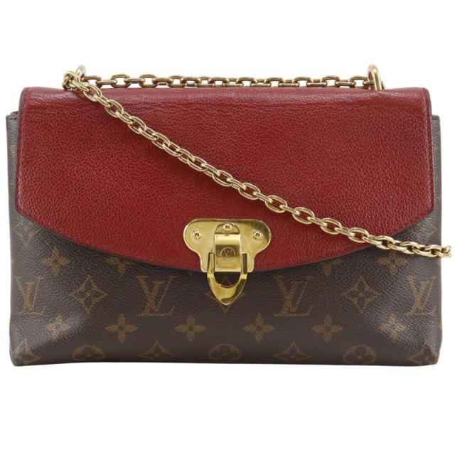 LOUIS VUITTON ルイ・ヴィトン サン・プラシード M43713 モノグラムキャンバス スリーズ 茶