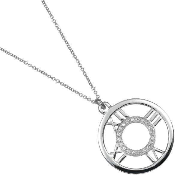 TIFFANY&Co. ティファニー オープンアトラス K18ホワイトゴールド ネックレス 6.23g