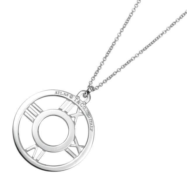 TIFFANY&amp;Co. ティファニー オープンアトラス K18ホワイトゴールド ネックレス 6.23g_2