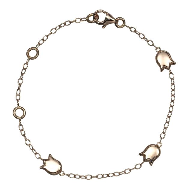 CARTIER カルティエ リリーオブザバレー K18ピンクゴールド ブレスレット 3.87g