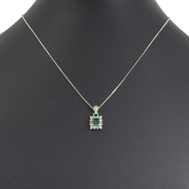 Pt850プラチナ ネックレス 7.15g レディース 【中古】_1