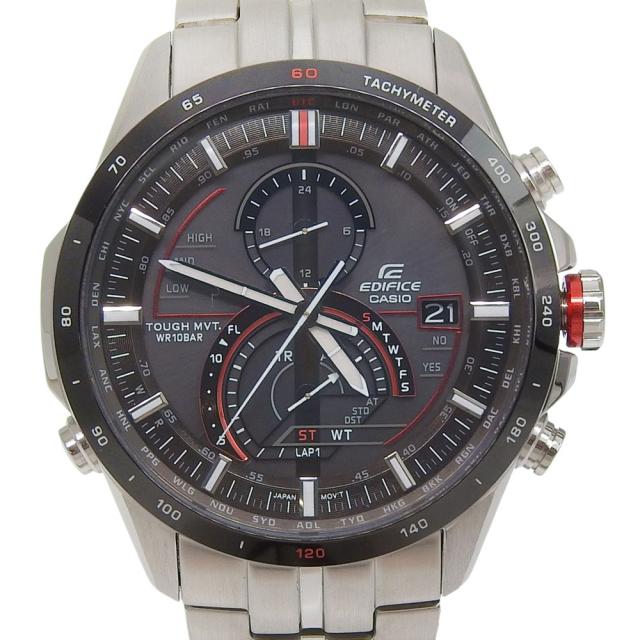 CASIO カシオ エディフィス マルチダンス楽隊6 EQW-A1300DB-1AJF SS しろがね色 ソーラー電磁波時辰儀