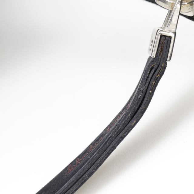 Salvatore Ferragamo サルヴァトーレフェラガモ ガンチーニ AU-21 0869 ナイロンキャンバス 黒_14
