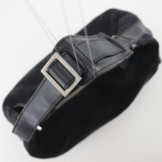 Salvatore Ferragamo サルヴァトーレフェラガモ ガンチーニ AU-21 0869 ナイロンキャンバス 黒_4