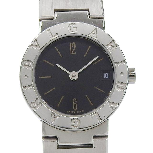 BVLGARI ブルガリ B-zero1 ビーゼロワン BB23SS SS シルバー クオーツ アナログ表示 黒文字盤