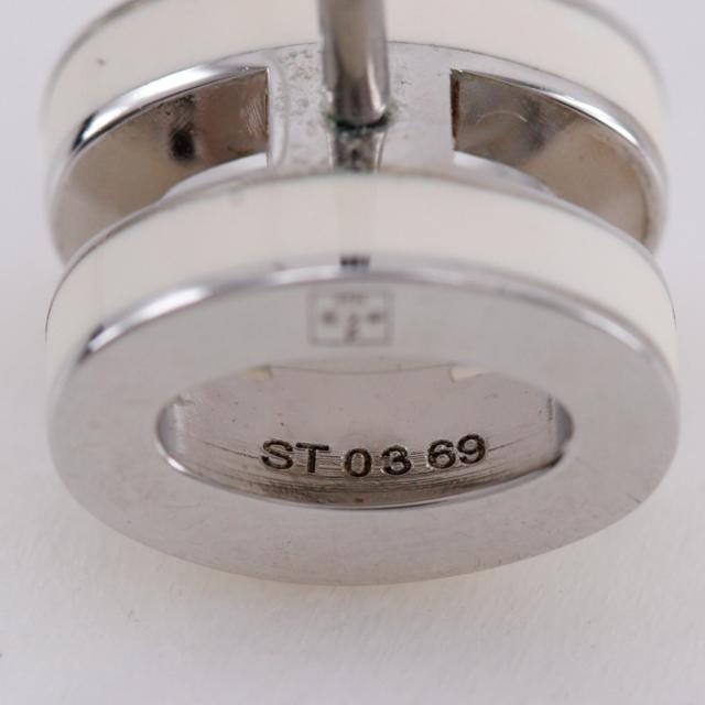 HERMES エルメス ポップアッシュ ミニ 金属製 白 ピアス 3.4g レディース 【中古】_8