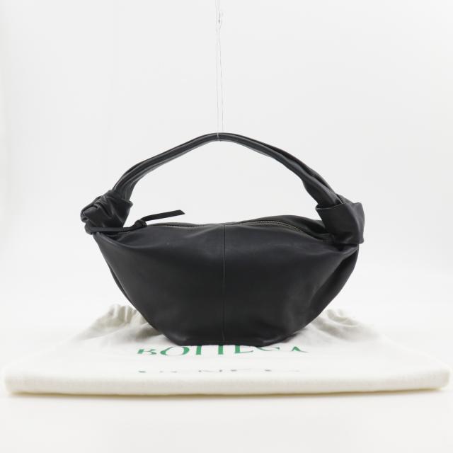 BOTTEGAVENETA ボッテガヴェネタ ミニ ダブルノット カーフ 黒 ハンドバッグ レディース_14