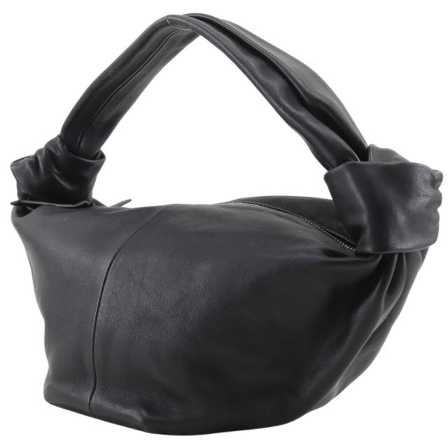 BOTTEGAVENETA ボッテガヴェネタ ミニ ダブルノット カーフ 黒 ハンドバッグ レディース_1