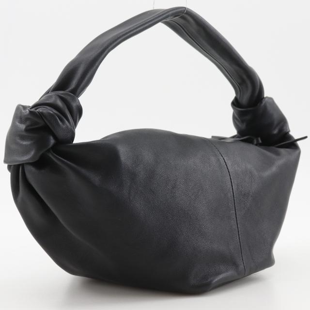 BOTTEGAVENETA ボッテガヴェネタ ミニ ダブルノット カーフ 黒 ハンドバッグ レディース_2