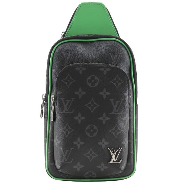 LOUIS VUITTON ルイ・ヴィトン アヴェニュー・スリングバッグPM M25891 バンブーグリーン 黒