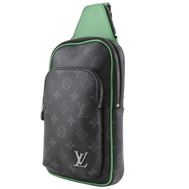 LOUIS VUITTON ルイ・ヴィトン アヴェニュー・スリングバッグPM M25891 バンブーグリーン 黒_1