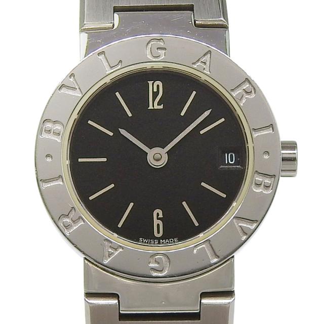 BVLGARI ブルガリ ブルガリブルガリ BB23SS SS クオーツ アナログ表示 黒文字盤 腕時計