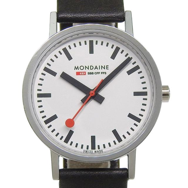 MONDAINE モンディーン A463.30007.11SBB SS シルバー クオーツ アナログ表示 ホワイト文字盤