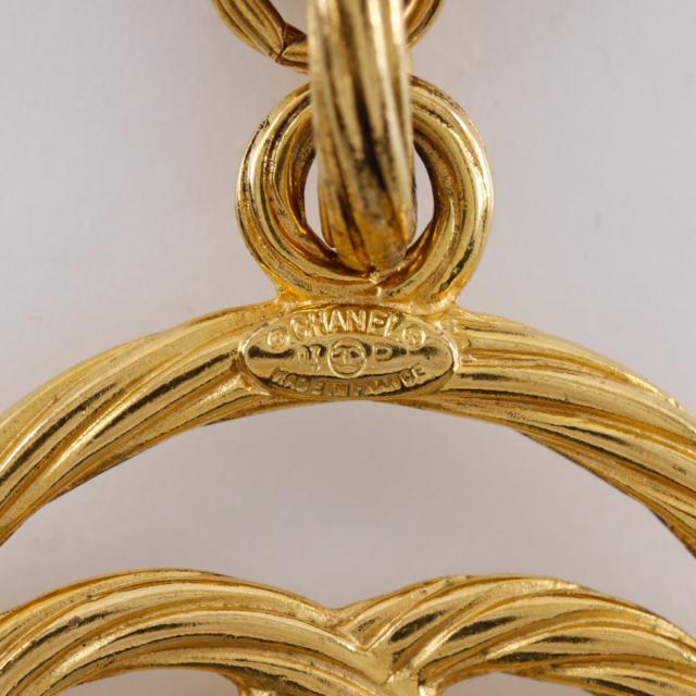 CHANEL シャネル ココマーク ヴィンテージ 金メッキ ネックレス 112g レディース 【中古】_13