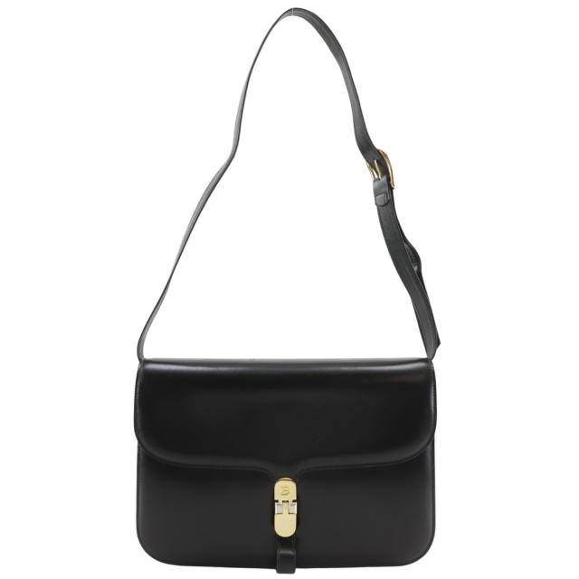 BALLY バリー ヴィンテージ 2WAYクラッチ カーフ 黒 ショルダーバッグ レディース