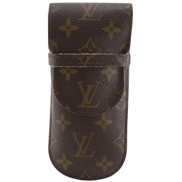 LOUIS VUITTON ルイ・ヴィトン エテュイ リュネットラバ M62970 モノグラムキャンバス 茶