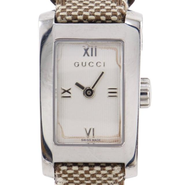 GUCCI グッチ 8600L SS 石英 アナログ書きあらわす 白文字記号盤 ウオッチ レディース 【中古】