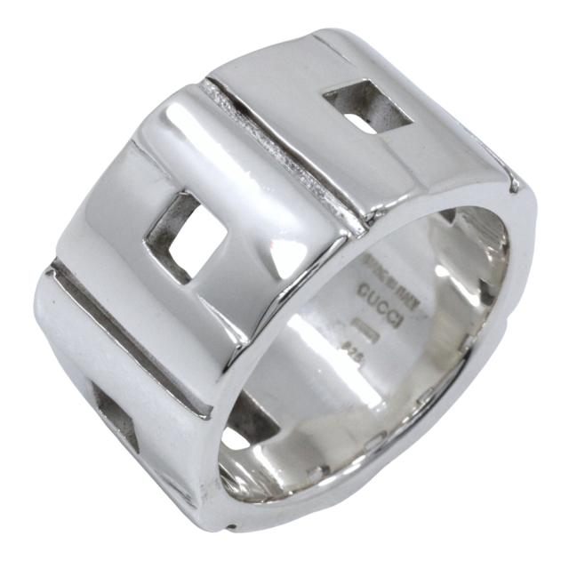 GUCCI グッチ シルバー925 16.5号 リング・指輪 15.5g ユニセックス 【中古】